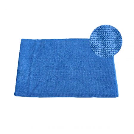 A71314 Microfiber towel Double warp knitted, Blue (20sheets)